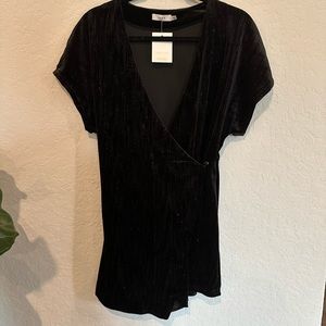 Esther Penn Sparkly Black Romper